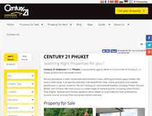 Tablet Screenshot of century21-andaman.com